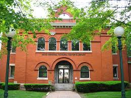 The historic Tolland Town Hall building in Tolland, Connecticut.