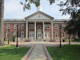 The historic Windsor Town Hall building in Windsor, Connecticut
