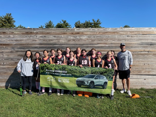 Longmeadow youth field hockey team at a recent tournament