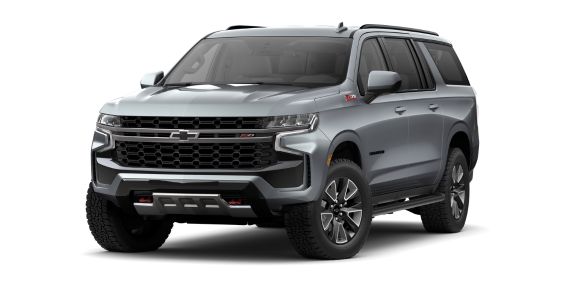 Angled silver Z71 suburban