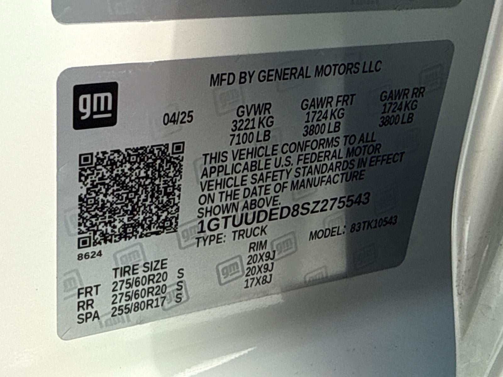 2025 GMC Sierra 1500 SLT
