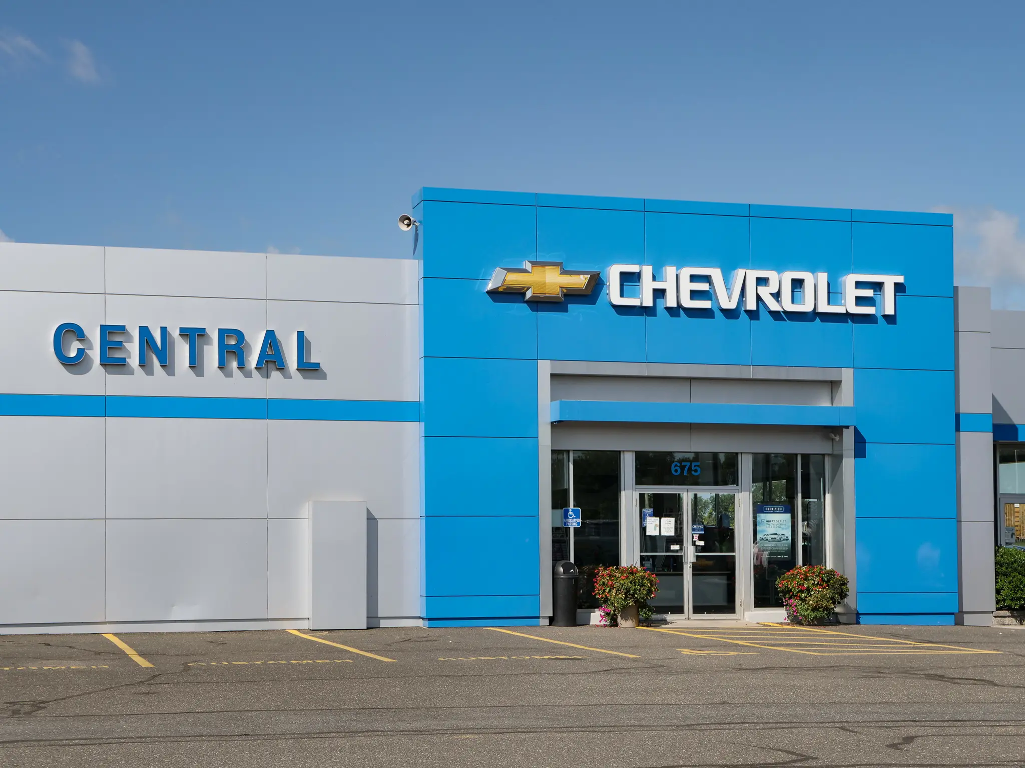 Central Chevrolet dealership in West Springfield, MA