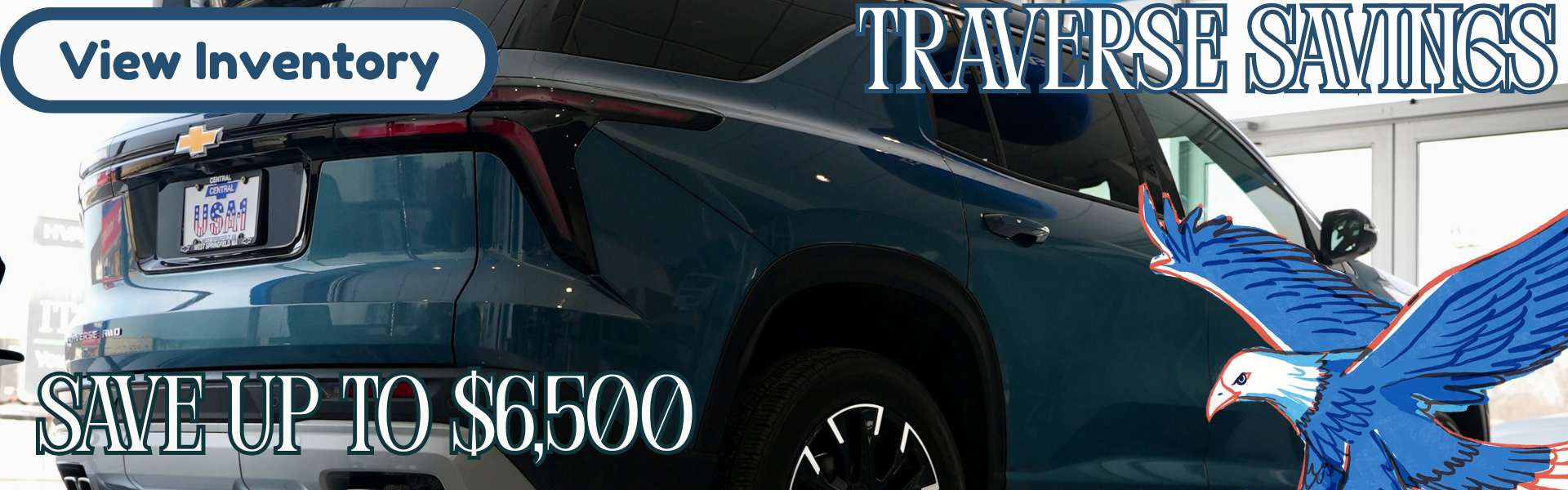 Save up to $6,500 on select Traverse