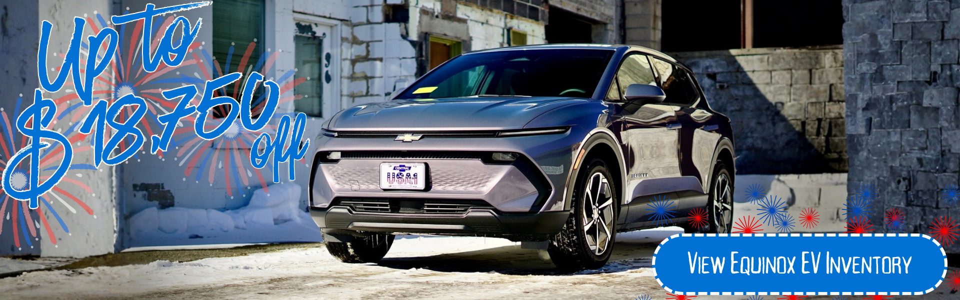 2026 Chevy Equinox EV RS. $10,000 Total Cash Allowance. That