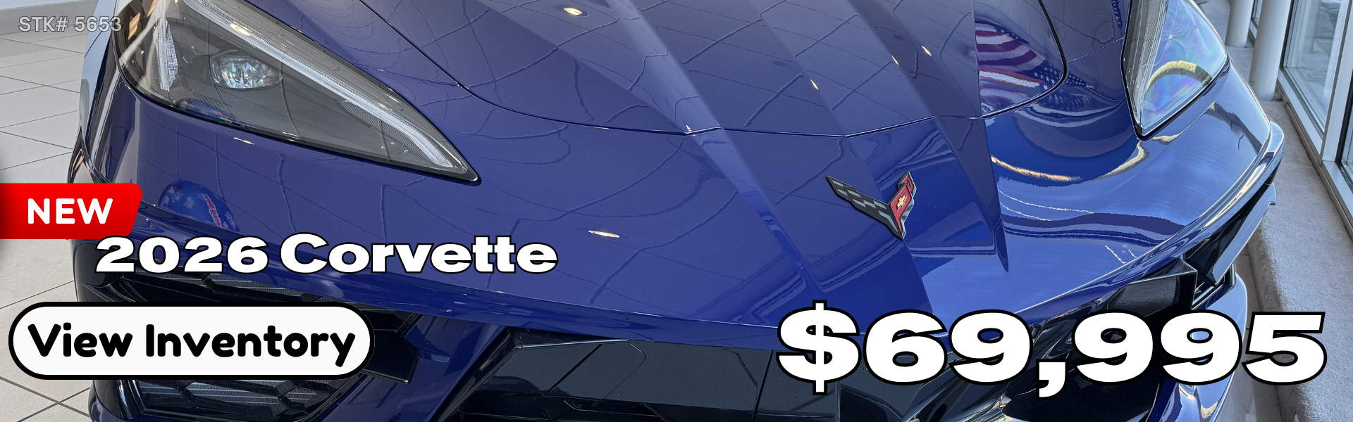 $5,000 OFF CORVETTES