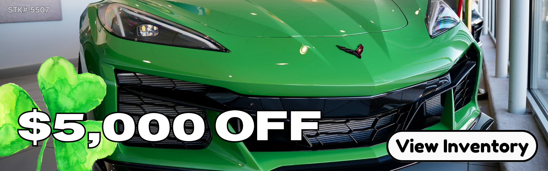 $5,000 OFF CORVETTES