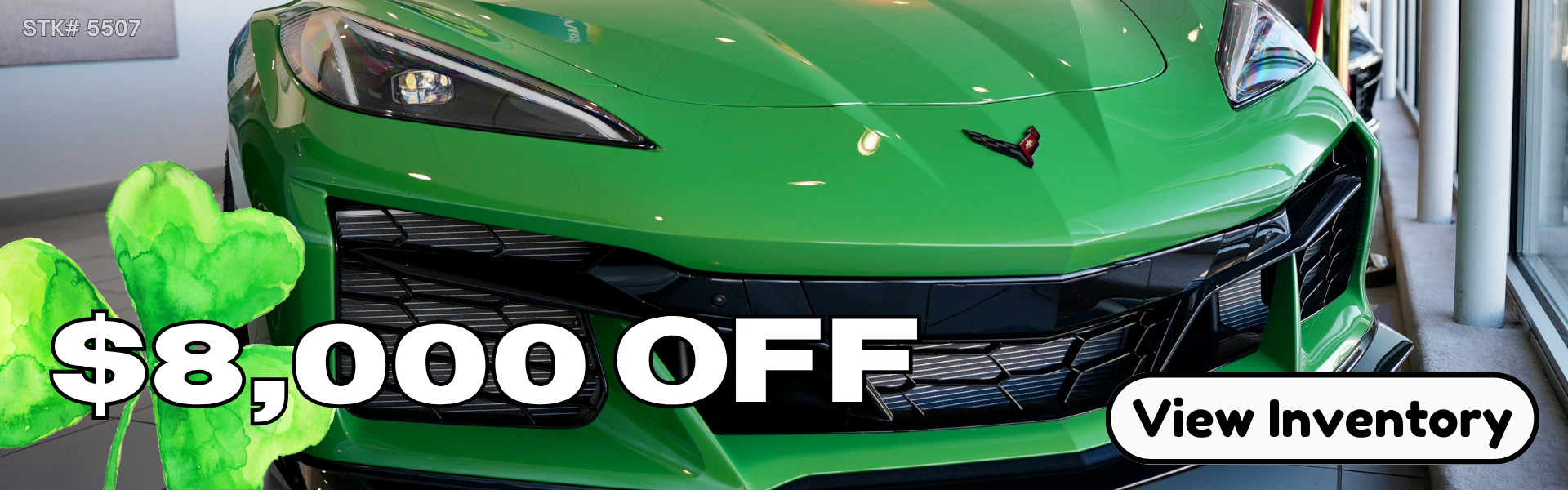 $5,000 OFF CORVETTES