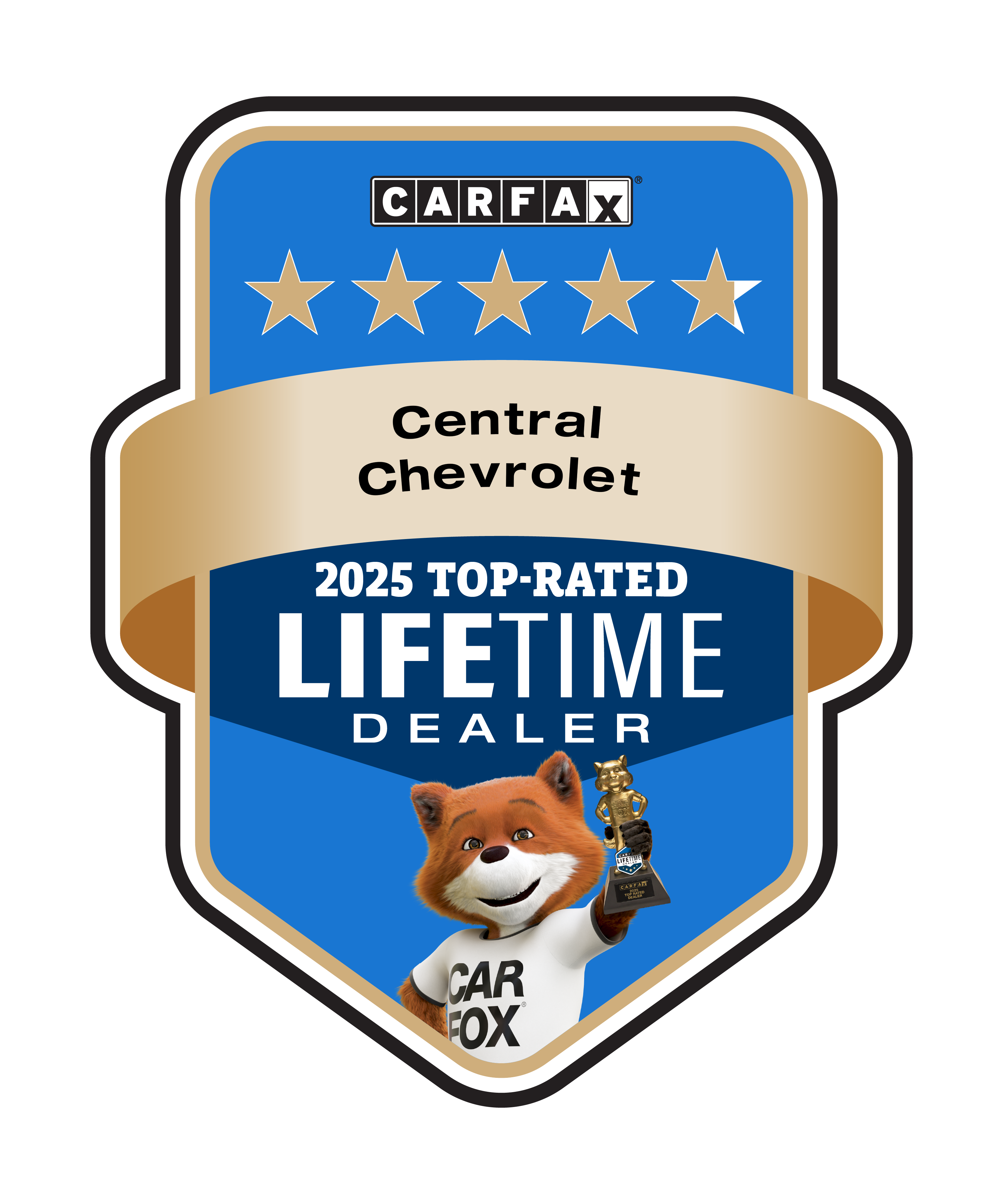 CARFAX Top-Rated Dealer award logo